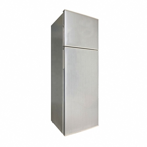 Réfrigérateur congélateur à double porte BCD182 182L avec compresseur, congélateur supérieur - Product Image 1