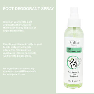 Parfum parfumé sans aluminium naturel de marque privée, spray déodorant et anti-transpirant pour les pieds, formule à base de plantes pour chaussures et chaussettes - Product Image 5