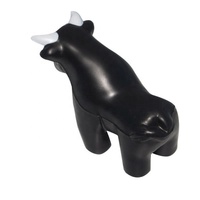 Balle anti-stress en mousse PU personnalisée en forme de taureau, jouet en mousse à montée lente, jouet en forme de taureau