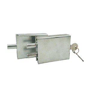 <span class=keywords><strong>Fer</strong></span> Acier Simple Double Pin Crazy Lock Porte de sécurité Petite serrure de porte avec 1 broche ou 2 broches - Product Image 6