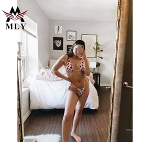 MLY-Conjunto de Micro Bikini Sexy para Mujer, Traje de Baño Femenino, Tanga con Decoración de Joyería, Traje de Baño de Playa de Dos Piezas de Estilo Brasileño - Product Image 2