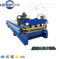 Máquina Perfiladora de Lámina Trapezoidal de 7 Nervaduras para Paneles de Techo de Acero Prepintado (PPGI/GI) para Construcción de Techos en Almacenes, Fábricas, Granjas y Talleres