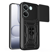 Coque de protection hybride avec anneau de protection d'objectif et support pour Xiaomi Poco X8 Pro X7 Pro 5G X6 F8 Ultra M8 Pro F7 M7 4G F5 X5 X3