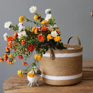 Cesta de almacenamiento de algas marinas hecha a mano con cuerda tejida Nuevo producto para acampar y actividades acuáticas Cesta de cola de gato - Product Image 4