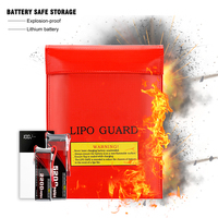 Étui à usage spécial pochette de charge de sécurité ignifuge pour batterie RC LiPo sac de rangement de protection pour avion et hélicoptère