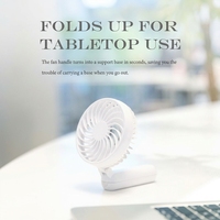 Nouveaux ventilateurs portatifs pliables rechargeables par USB, mini ventilateur personnel pour une utilisation en extérieur, à la maison, à l'hôtel, pour le refroidissement de l'air