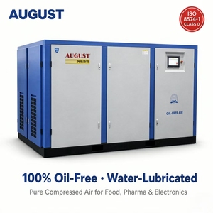 CINING Wassergeschmierter Ölfreier Luftkompressor für Lebensmittel- und Medizinindustrie ISO 8573 Klasse 0 <span class=keywords><strong>AUGUST</strong></span> WGPS Serie - Product Image 1