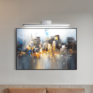 Smart LED Dimmable Touch Control Chrome Finish <b>Mirror</b> Lamp Shadow-Free Color-Changing <b>Light</b> Modern Design Luxury <b>Bathroom</b> Salon - Product Image 5