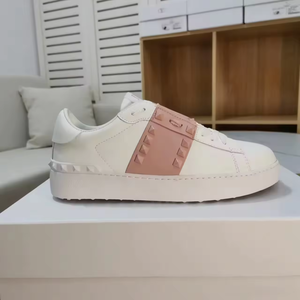 Zapatillas Deportivas Casuales de Alta Calidad de Marca de Lujo para Hombre, Zapatillas para Caminar de Diseñador, Color Rosa y Blanco, Transpirables, con Punta Redonda, para Mujer - Product Image 3