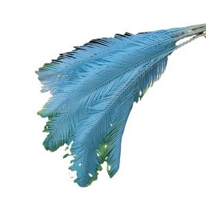 Branches et feuilles de cycad 100 cm, fleurs en soie, plantes artificielles vertes pour décorations d'arche de mariage - Product Image 5