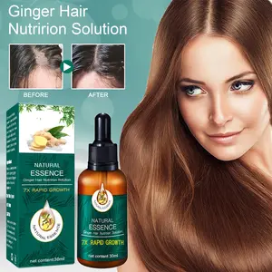 organic natural herbal cruelty free hair care ginger essence prevent hair loss nourishing ginger hair essential oil