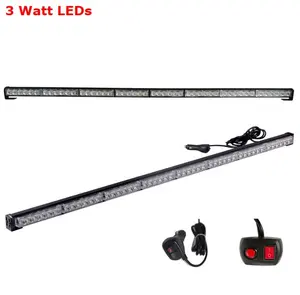 גבוהה בהיר 3 ואט led lightbar 48 "מקל חיצוני הר חירום רכב אזהרת אור בר משאית רכב פלאש strobe אור בר