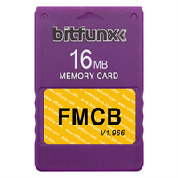 16 Mo Nouvelle version FMCB1.966 Console de jeu rétro Carte de jeu vidéo pour Playstation2 PS2 Couleur personnalisée