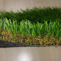 Gazon synthétique de paysage à haute densité pour le faux gazon de jardin de pelouse