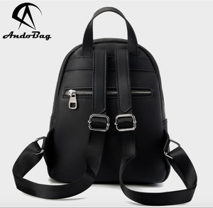 AndoBag Genuine Cow Leather Fashion <b>Backpacks</b> for <b>Women</b> Travel Versatile <b>Large</b> Capacity Commuter Casual Shoulder Bag QSL3022 - Product Image 4