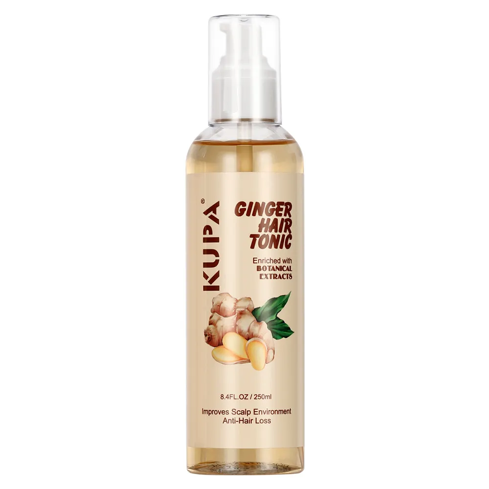 KUPA Hot Selling Natural Ginger Moisture Hair Care Treatment Stimulate Hair Follicles Promote Hair Growth Tonic