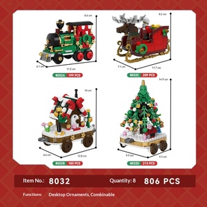 Compatible con otras regiones para la apertura de tiendas: Caja sorpresa navideña, rompecabezas, marco de fotos, bloques de construcción de partículas pequeñas, plástico de dibujos animados - Product Image 2