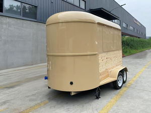 Remorque pour chevaux Bar mobile Chariot à crème glacée Bonbons Café Remorque vintage Remorque pour chevaux - Product Image 4