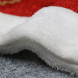 Chapeaux <span class=keywords><strong>de</strong></span> Père Noël scintillants <span class=keywords><strong>de</strong></span> haute qualité, écologiques et doux, pour la décoration des fêtes <span class=keywords><strong>de</strong></span> Noël - Product Image 5