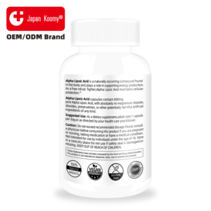 Suplemento de Ácido Alfa Lipoico, Apoyo Nervioso, Circulación Saludable y Respuesta Nerviosa, Envejecimiento Saludable, 120 Cápsulas de Ácido Alfa Lipoico - Product Image 5