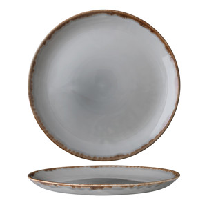 Plato de Cena Gris Dudden Harvest, Decorado a Mano, Cerámica, 28.8 cm, Suministros para Hostelería, Vajilla al por Mayor - Product Image 1