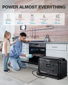 <span class=keywords><strong>EBL</strong></span> 4000W <span class=keywords><strong>Camping</strong></span> centrale électrique Portable générateur solaire LiFePO4 1.5H alimentation de secours à Charge rapide pour panne de courant - Product Image 2