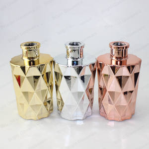 Fabricante de difusores, diamantes vacíos, oro, rosa, plata, lengüeta, difusor con palos de fibra - Product Image 3