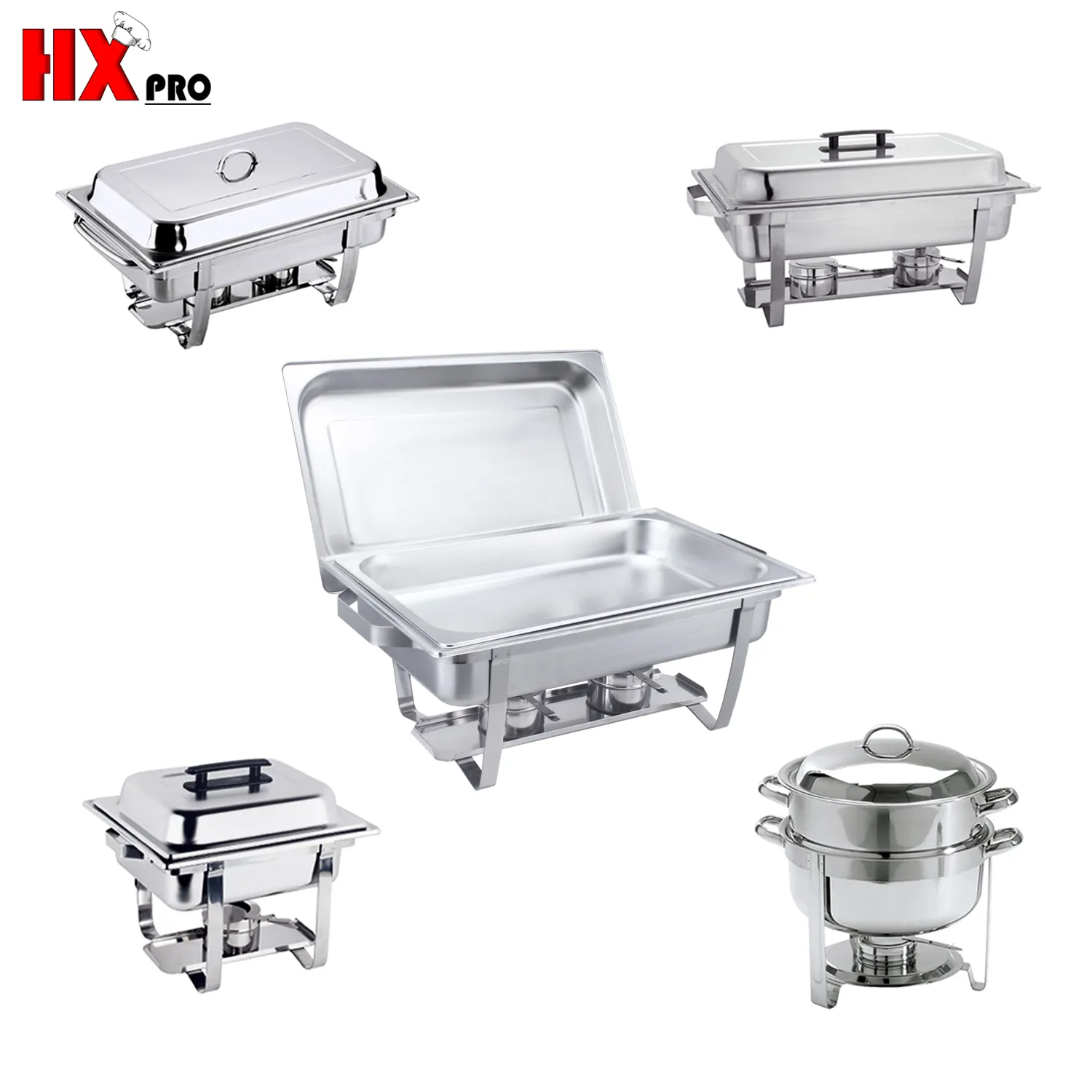 Factory price buffet ware stackable frame chafing dish for restaurant hotel supply