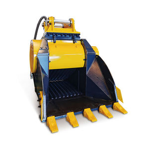 Cubo de acero personalizado de alta calidad para excavadora, cargador de rueda frontal, excavadora, Cubo de roca dura para rueda de retroexcavadora - Product Image 2