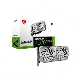 การ์ดจอเดสก์ท็อปสำหรับเล่นเกม 2024 RTX 4070 Ti SUPER 16G VENTUS 2X WHITE GDDR6X ประสิทธิภาพสูง บูสต์ความเร็วได้ถึง 2655 MHz เพื่อการเล่นเกมที่รวดเร็วยิ่งขึ้น - Product Image 5