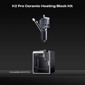 Kit de Bloque de Calentamiento Cerámico Creality K2 Pro, Hotend Integrado Totalmente Metálico, Disipador de Calor de Titanio - Product Image 6