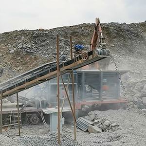 Grande pietra frantoio macchina cingolato tipo frantumazione e vagliatura - Product Image 4