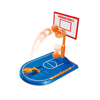 Jeu de tir au ballon éducatif de table pour 2 joueurs – Mini jeu interactif de basket-ball en plastique pour intérieur