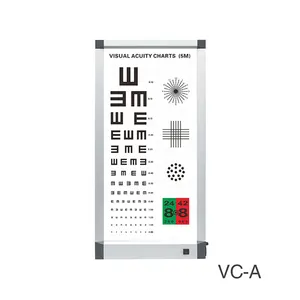 Plastic wall Medical eye test exam vision Eye Chart visual acuity eye chart