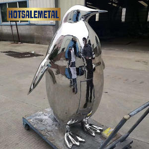 Escultura Metálica Moderna para Exteriores de Fábrica, Estatua de Arte, Escultura de Acero Hecha a Mano para Paisajes, Centro de Arte Contemporáneo - Product Image 2