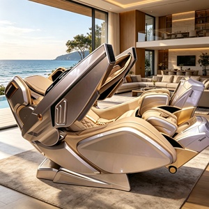 <span class=keywords><strong>2026</strong></span> AI 4D 무중력 전신 마사지 체어 PU 가죽 금속 프레임 녹방지 내구성 상업용 - Product Image 4