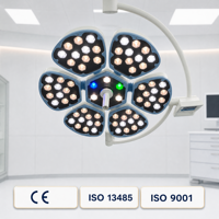 Lampe chirurgicale LED 160000 Lux, lampe d'opération sans ombre, 72 LED, six pétales, montage au plafond