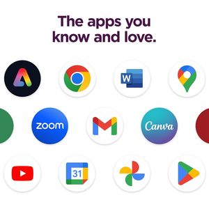 Portátil Lenovo Chromebook M de 14 Pulgadas con Pantalla WUXGA IPS, 8 GB de RAM, 64 GB de Almacenamiento, Color Azul Cósmico, para Estudiantes - Product Image 5