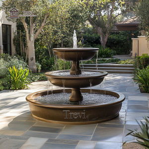 Satılık açık bahçe dekoratif bronz 2 Tier su çeşmesi - Product Image 5