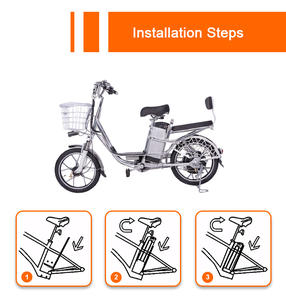נטענת 36v 48v 10ah 15ah 20.4ah כסף דגים חשמלי אופני אופניים ליתיום יון סילוורפיש Ebike - Product Image 3