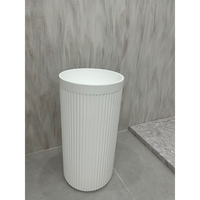 Évier en surface solide acrylique sans joint, non poreux, sans silice, 6-30 mm, fabrication OEM/ODM en usine