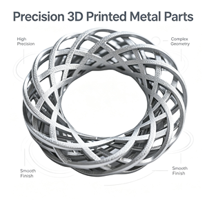 Componente de Rejilla Voronoi Impreso en 3D de Metal Personalizado para Ensamblajes Mecánicos Industriales Avanzados - Product Image 1