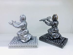 Portapenne Cavaliere Teschio con Penna, Accessorio da Scrivania Personalizzato, Supporto per Penne, <span class=keywords><strong>Miglior</strong></span> Regalo, Decorazione per Scrivania - Product Image 3