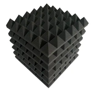 YuanYuan Top Quality OEM Soundproof Acoustic Foam Black Acoustic Foam Fireproofing 3D Acoustic Foam For Home Thearter
