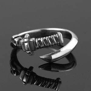 Nouvel Arrivage : Ensemble de Bijoux Bracelets et Bagues en Acier Inoxydable Forme Épée, Design Ouvert, Style Classique Vintage, Cadeaux d'Usine - Product Image 4