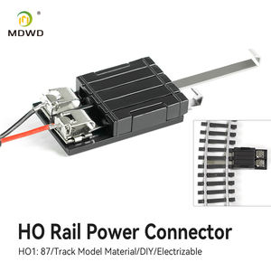 HO 1:87 Scale Rail Power Connector Clip-<strong>on</strong> Design for DIY Railway Layout Sand <strong>Table</strong> Model - Product Image 1