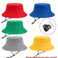 Sombrero de Pescador de Algodón Unisex para Niños, Ajustable, Transpirable, de Color Sólido, Tipo Bucket, para Padres e Hijos, para Bebés, Niños y Niñas, Sombrero para el Sol