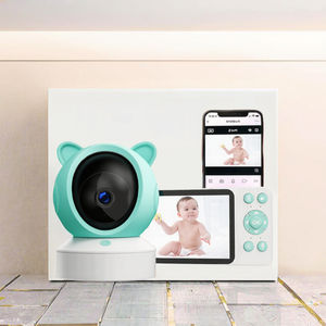 Caméra de surveillance pour bébé sans fil intelligente de 5,0 pouces, 1080P, audio bidirectionnel, affichage WiFi, Tuya, moniteur de sommeil pour bébé, vision nocturne, IP66 - Product Image 3