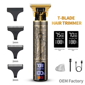 Rasoir électrique sans fil pour le visage et la barbe, avec batterie rechargeable par USB, corps en métal, vente en gros, pour hommes - Product Image 1