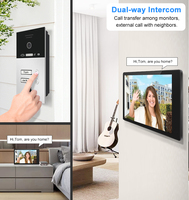 8 "Video Building Doorphone Wired Apartment Door Bell con RFID Unlock WiFi Video Intercom Door Access System 1080p Resolución